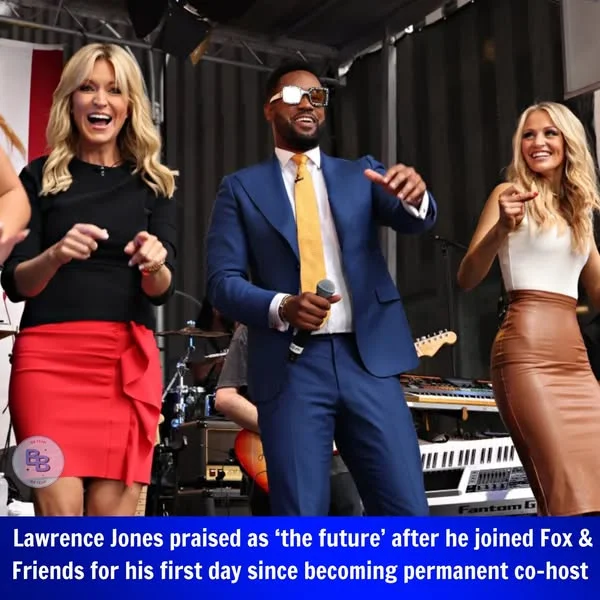 Lawrence Jones praised as ‘the future’ after he joined Fox & Friends for his first day since becoming permanent co-host