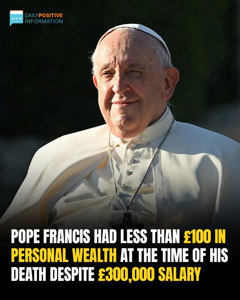 Pope Francis Left Behind Just £100 In Personal Wealth, Choosing Humility Over Riches