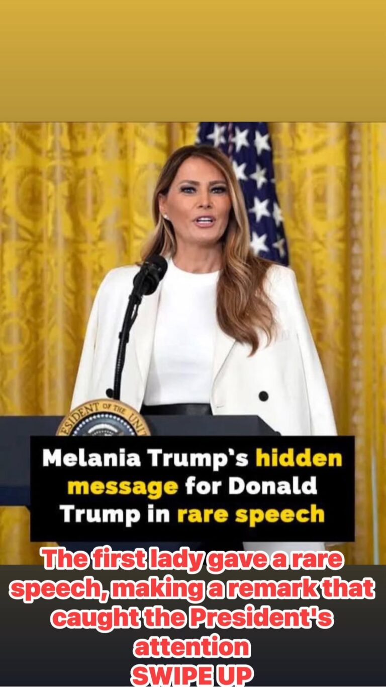 Melania Trump’s speech contains hidden message to Donald Trump